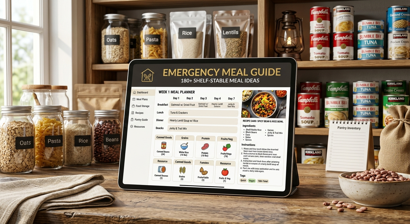 non perishable food for emergency kit